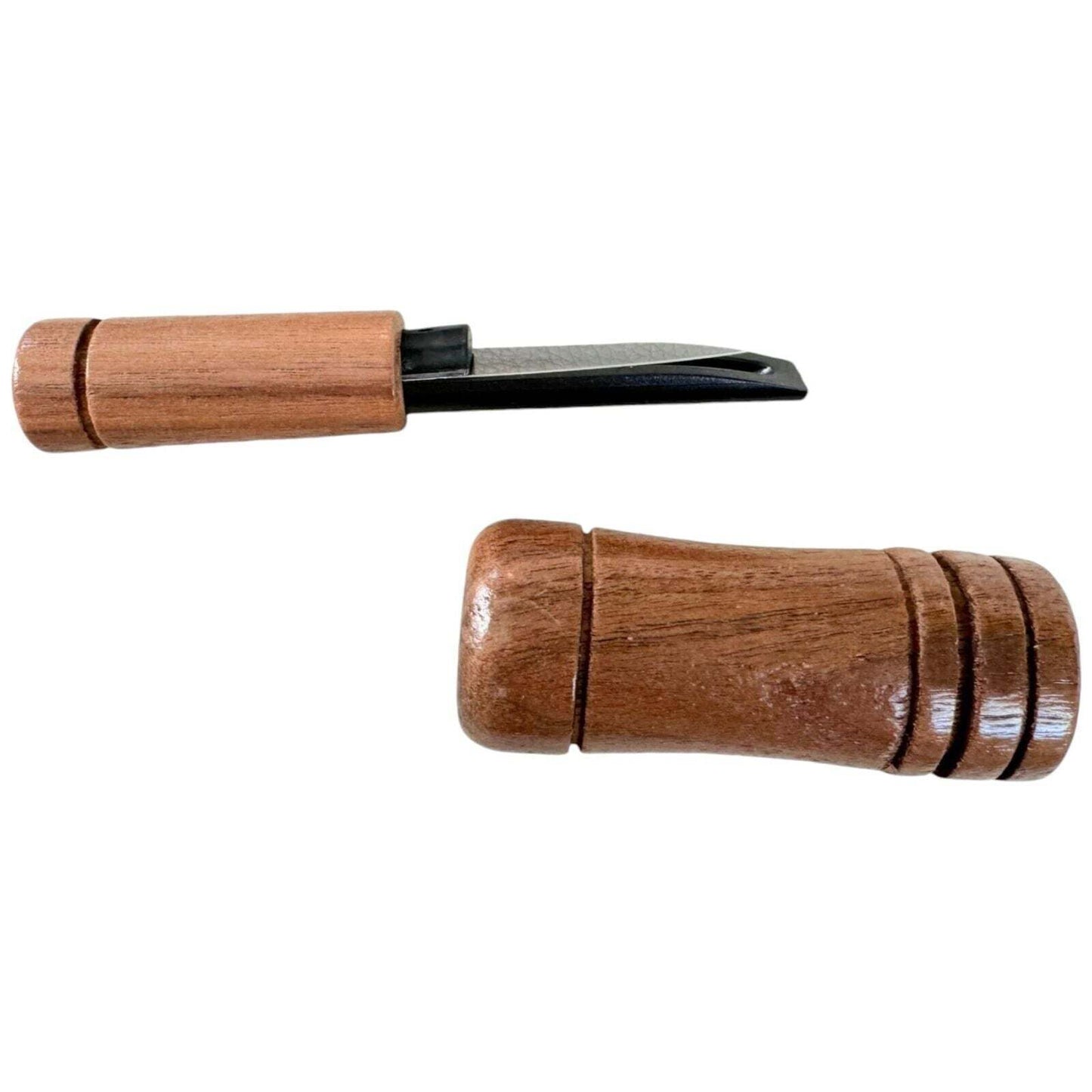 Classic Wooden Mallard Duck Call, Wateresitant Rugged Classic 2-Part Duck Call w