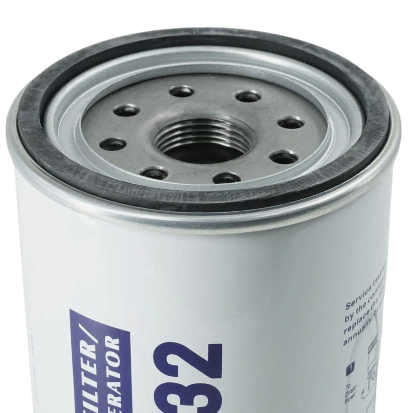 (2-Pack) S3232 (5.5 in x 3.6 in) Fuel Filter and Water Separator Element,11/16"