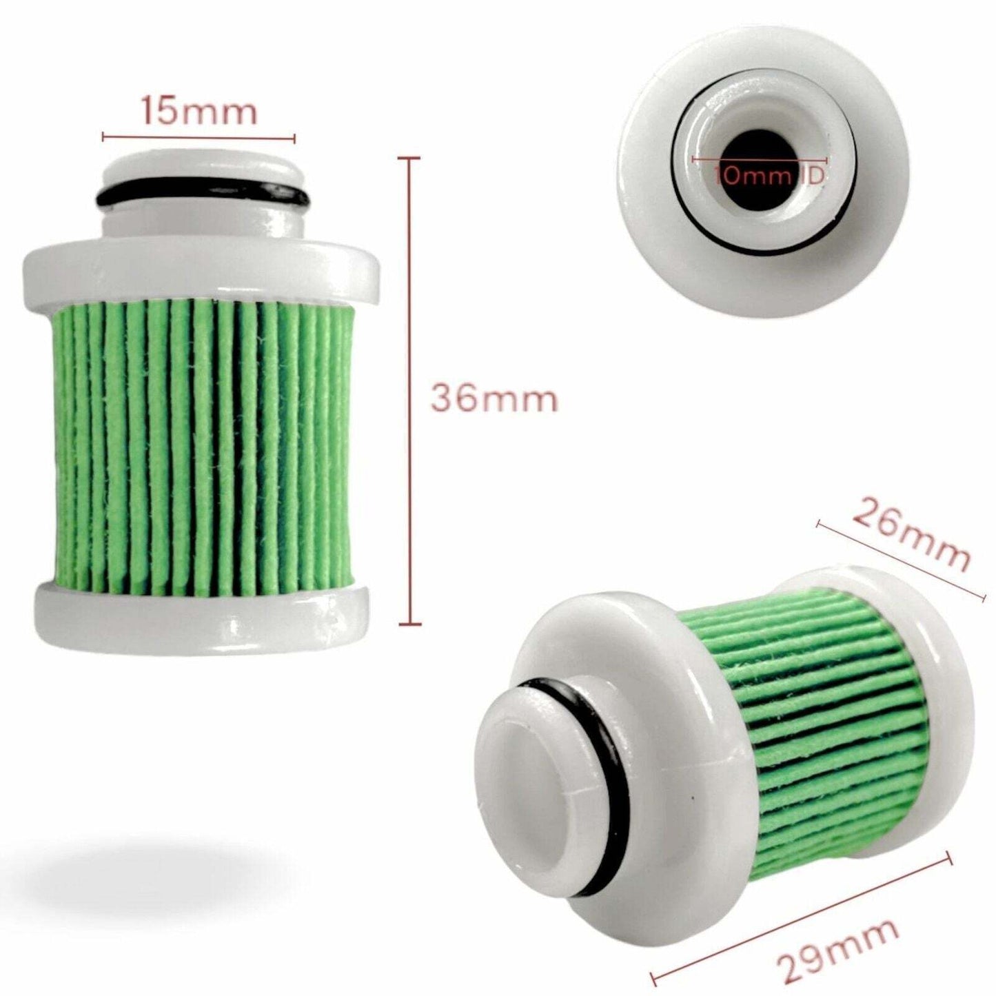 Replacement Gas Fuel Filter 3-Pack [6D8-WS24A-00-00, 6D8-24563-00-00, SIERRA