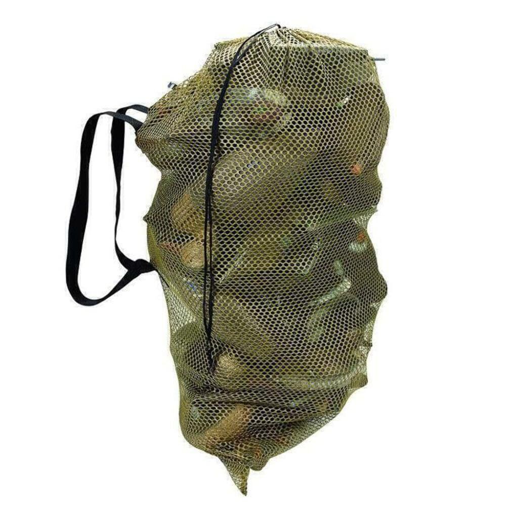 2-Pack Hunting Mesh Decoy Bag, 33" x 30.5", Adjustable Shoulder Straps, Quick La