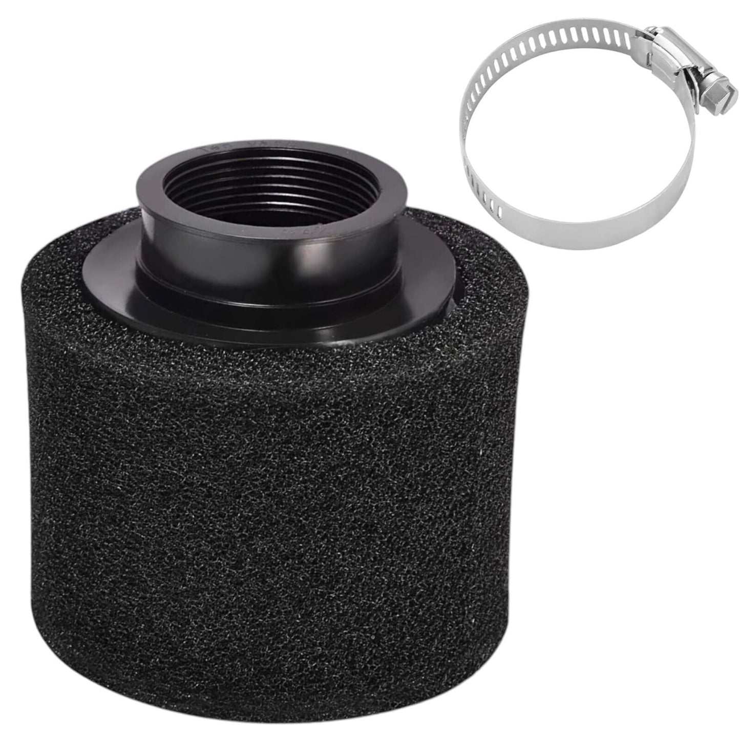 (2-Pack) Adjustable Straight Foam Air Filter 36mm-40mm Fits ATV, Motorcycles, Di
