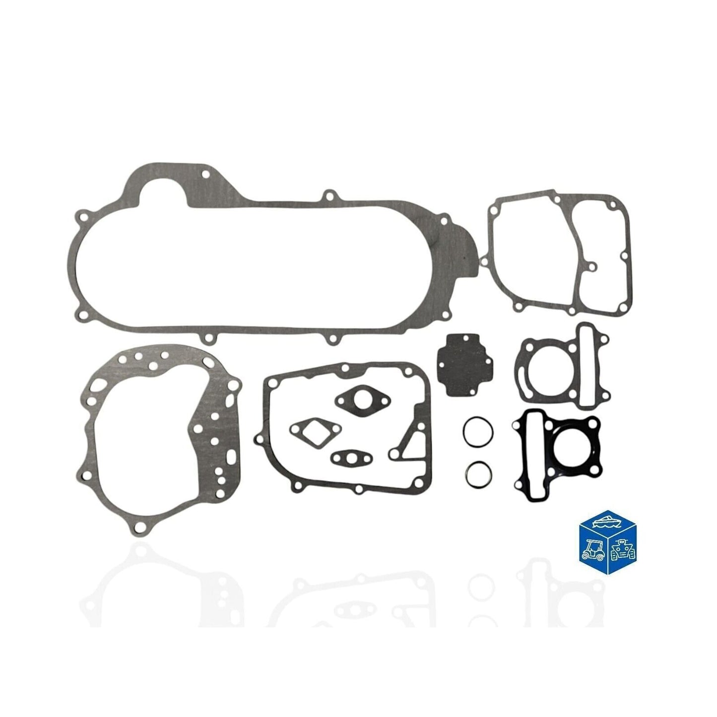 Gy6 150cc Long Case Engine Rebuild Kit Gasket Set 18" gk15