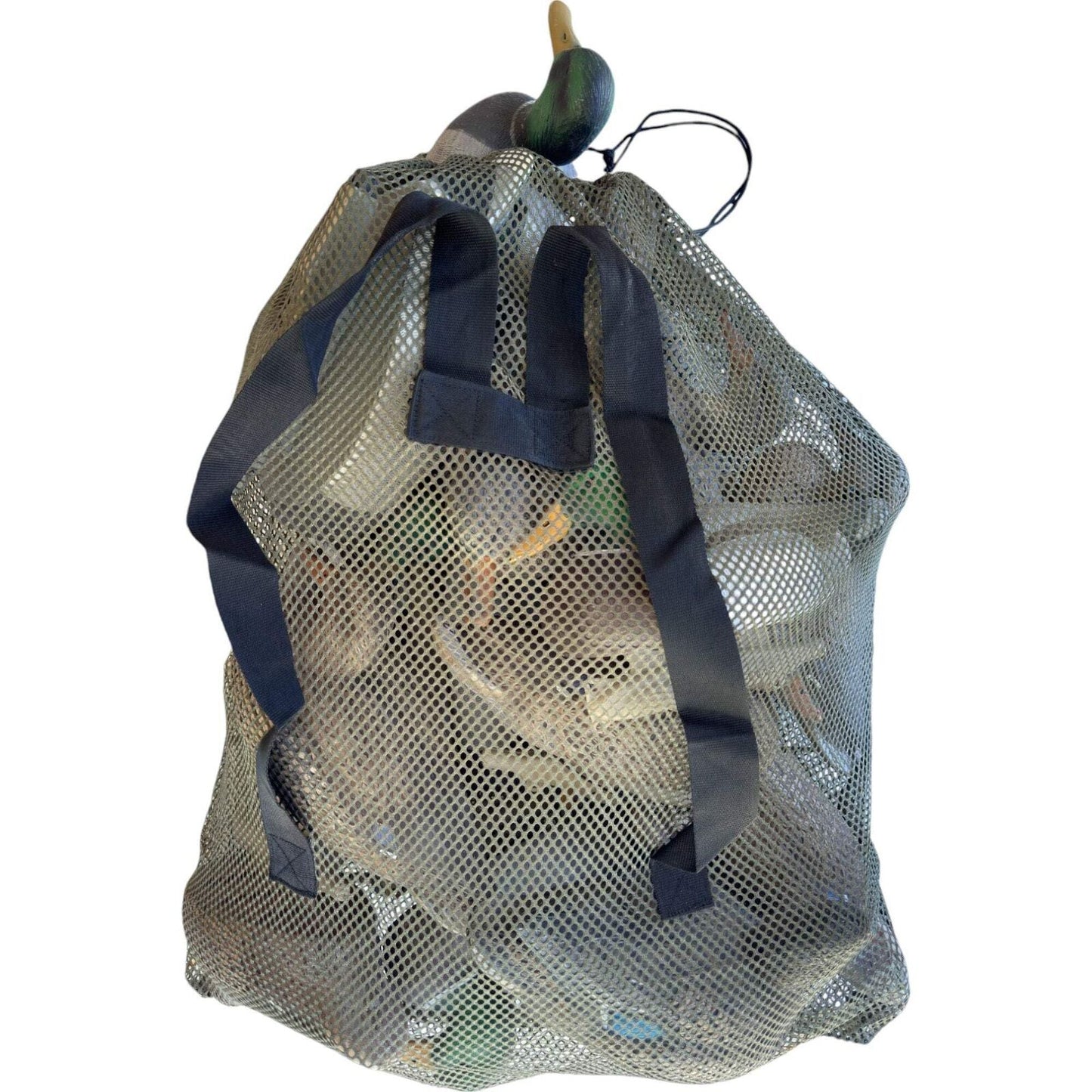 2-Pack Hunting Mesh Decoy Bag, 33" x 30.5", Adjustable Shoulder Straps, Quick La