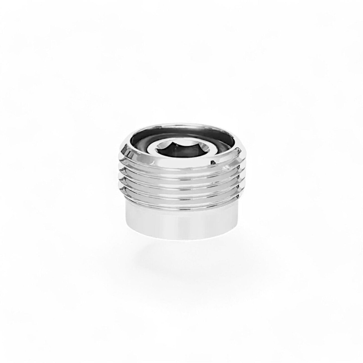 (2-Pack) Cylinder Valve Adapter Fitting | 22mm DIN to Yoke Threaded Tank Adapter