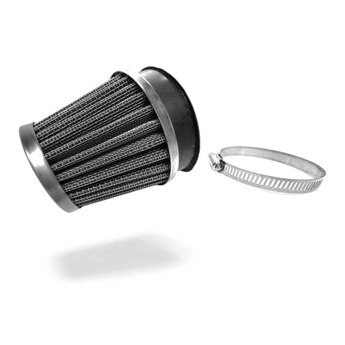 High Performance 42mm Steel Mesh Air Filter Fits ATVs Dirt Bikes Motorcycles Gen
