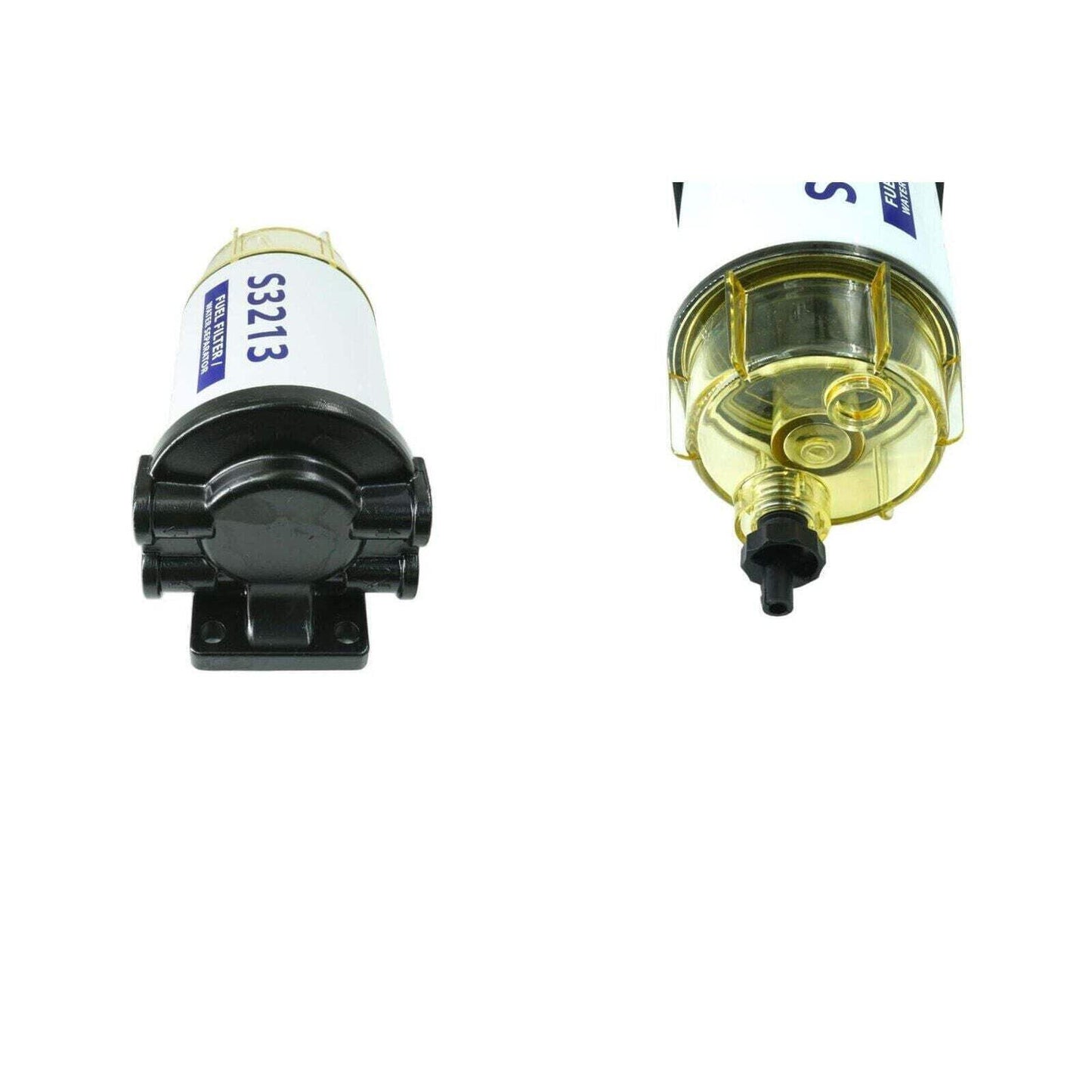 S3213 Complete Assembly | Water Separator Filter + Bowl + Bracket + Fittings | F