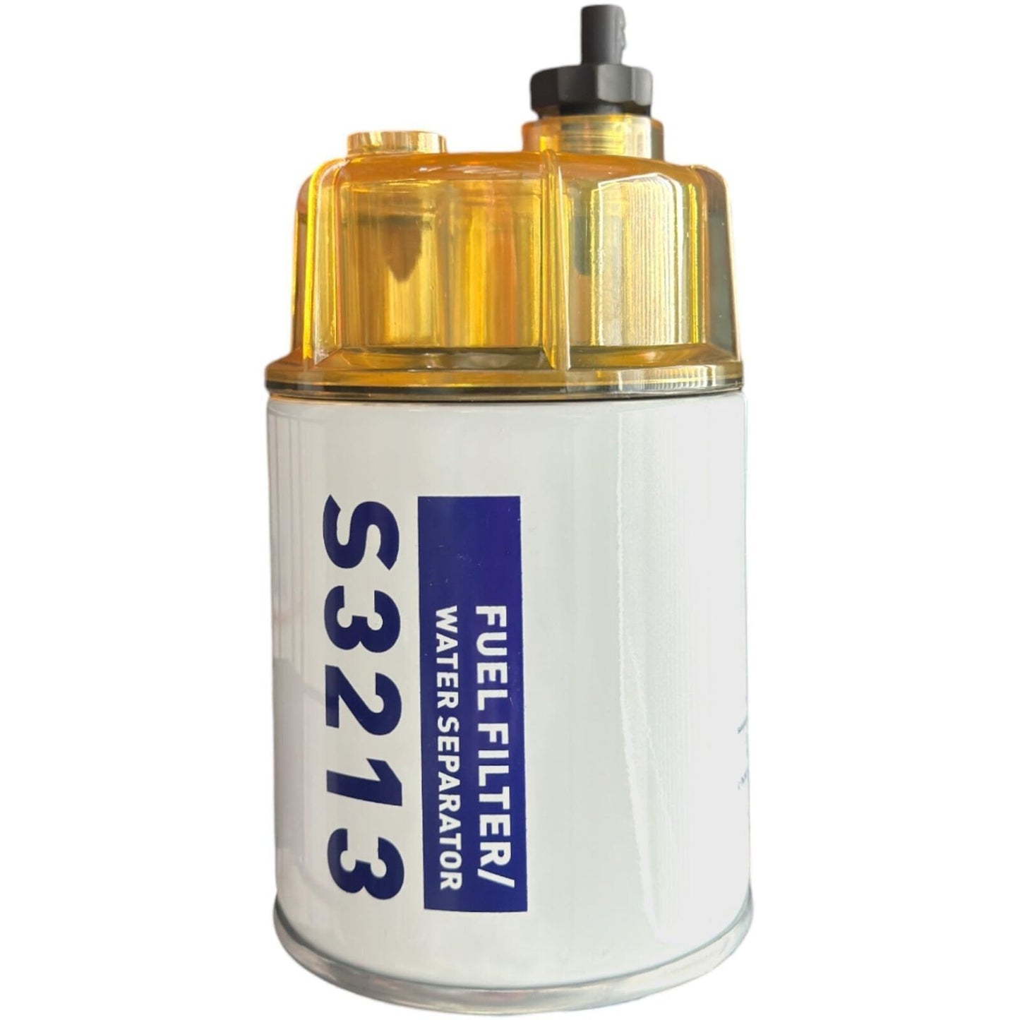 (2-PACK) S3213 Fuel Filter Marine Water Separator with Clear Bowl Assembly