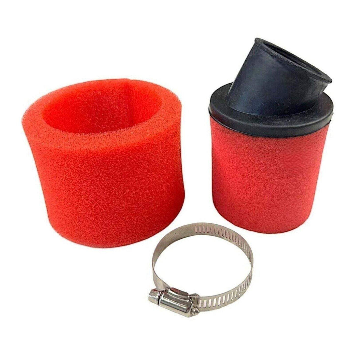 38mm Foam Air Filter for ATVs Dirt Bikes Mopeds Motorcycles 50cc to 150cc Adjust