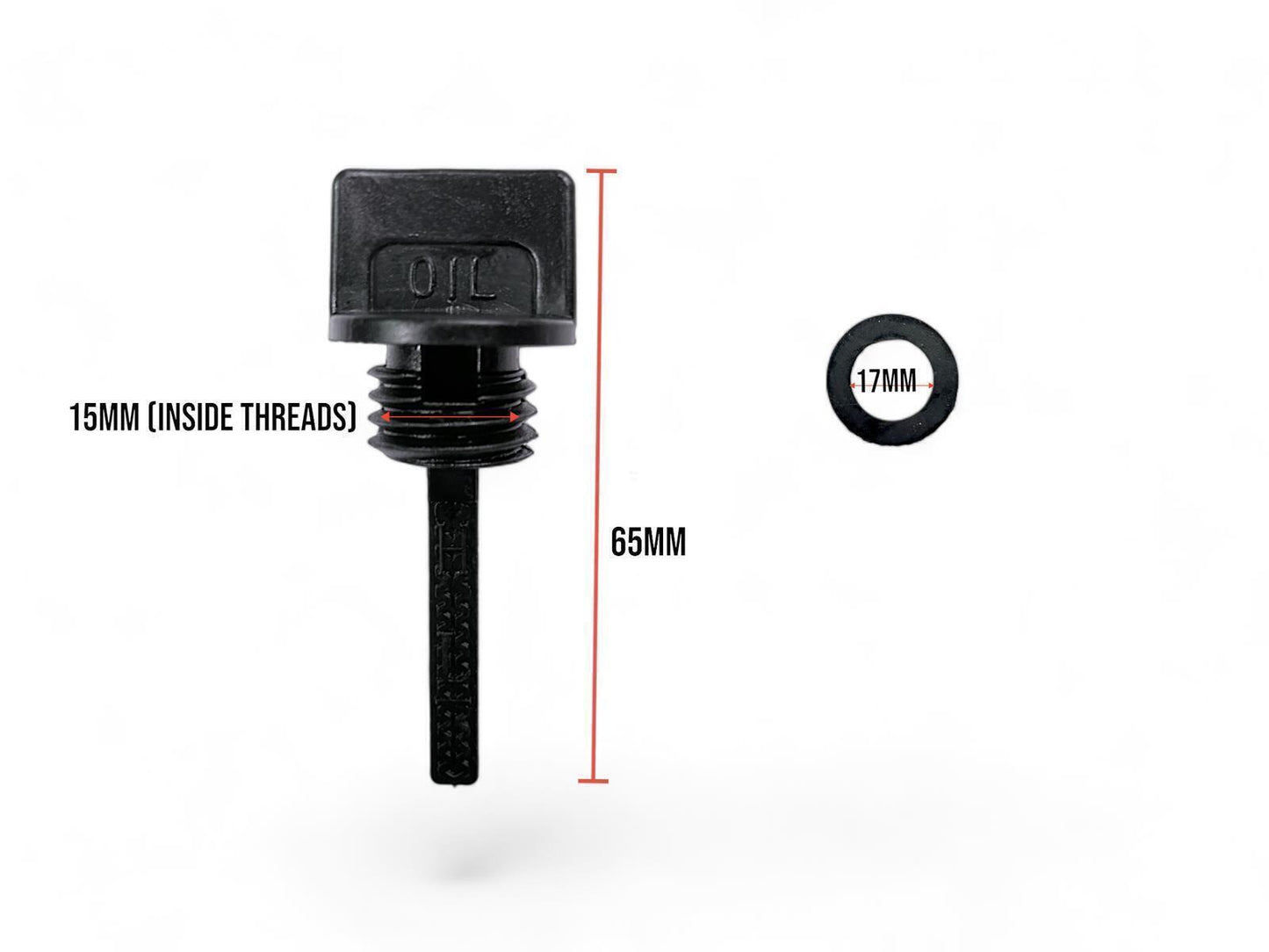 Generic Replacement Oil Dipstick Fits Honda GX110 GX120 GX140 GX160 GX200 Spec 4