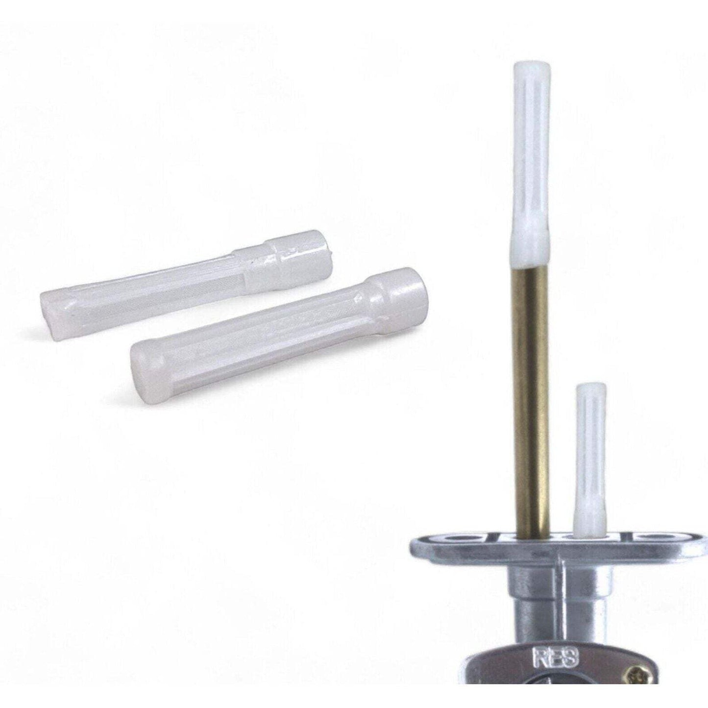 (2-PACK) Replacement 6mm 6.5mm Fuel Valve Petcock Filter Screens Brass or