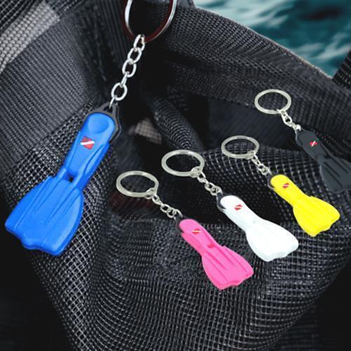 Scaled 3" Diving Fin Key Chain - Dive Fins- Souvenir - Scuba - Dive Mens Womens