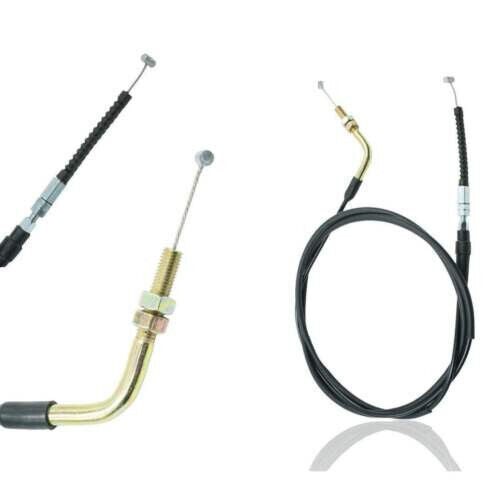 Universal 75 Heavy Duty Angled Throttle Cable 8mm Thread for Honda Yamaha Kawasa