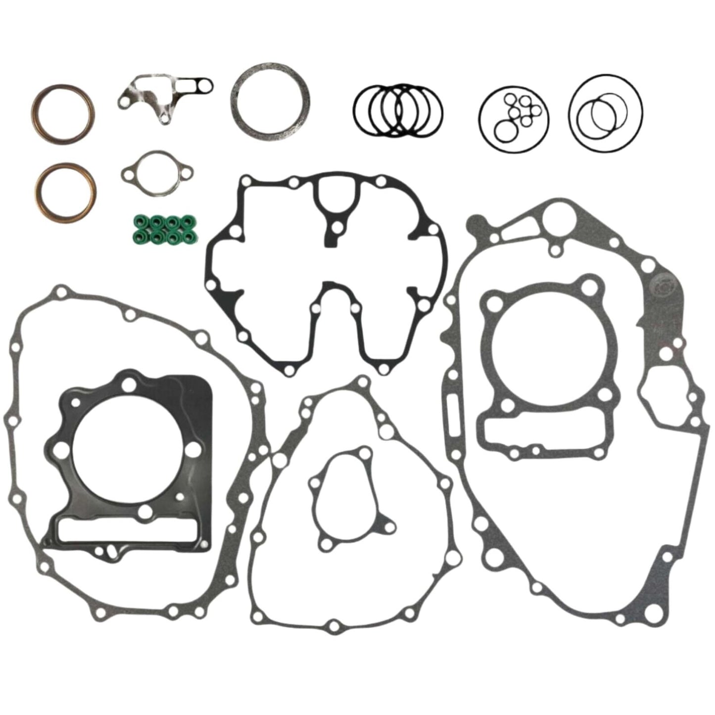 400EX Full Top and Bottom Gasket and Valve Rebuild Kit Compatible with Honda TRX