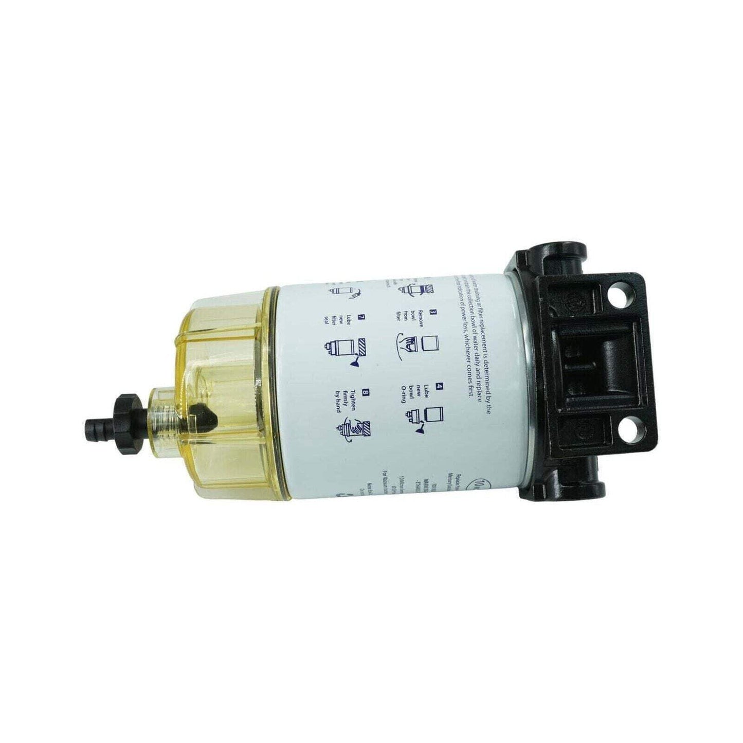 S3213 Complete Assembly | Water Separator Filter + Bowl + Bracket + Fittings | F