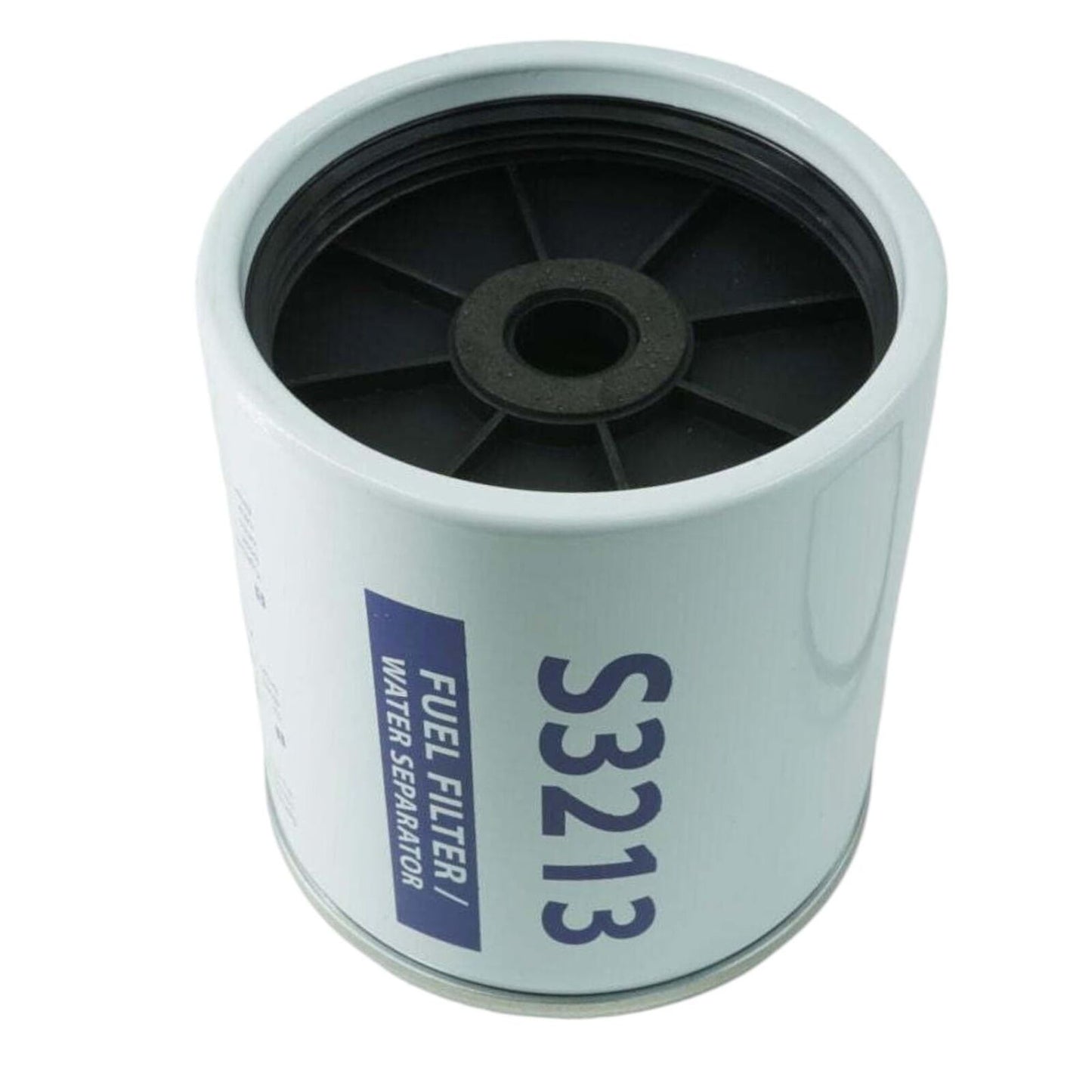 2pc S3213 Fuel Filter and Water Separator Element, Spin On 11/16" Thread, 3.6"W
