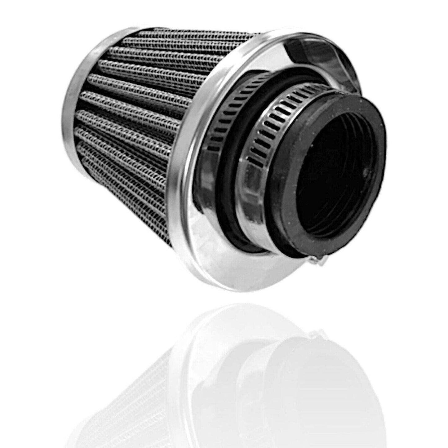 High Performance 42mm Steel Mesh Air Filter Fits ATVs Dirt Bikes Motorcycles Gen
