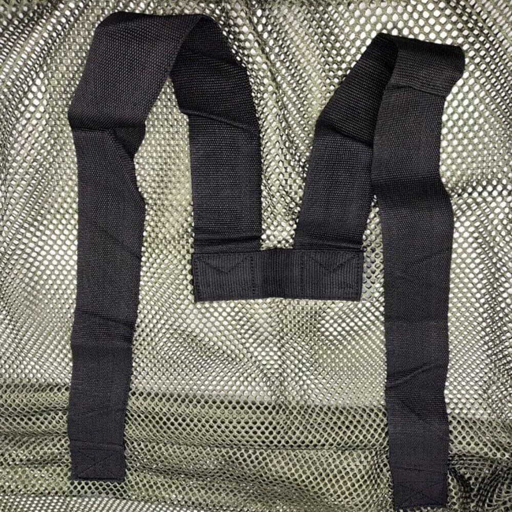 Hunting Mesh Decoy Bag, 33" x 30.5", Adjustable Shoulder Straps, Quick Latch Dra