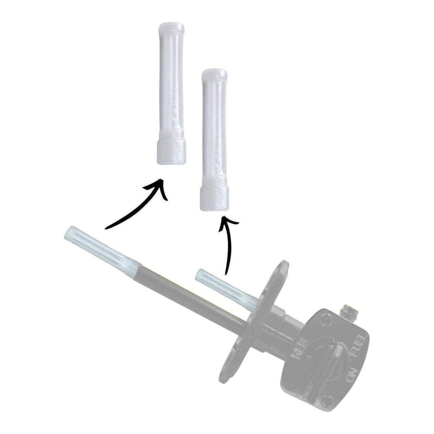 (2-PACK) Replacement 6mm 6.5mm Fuel Valve Petcock Filter Screens Brass or
