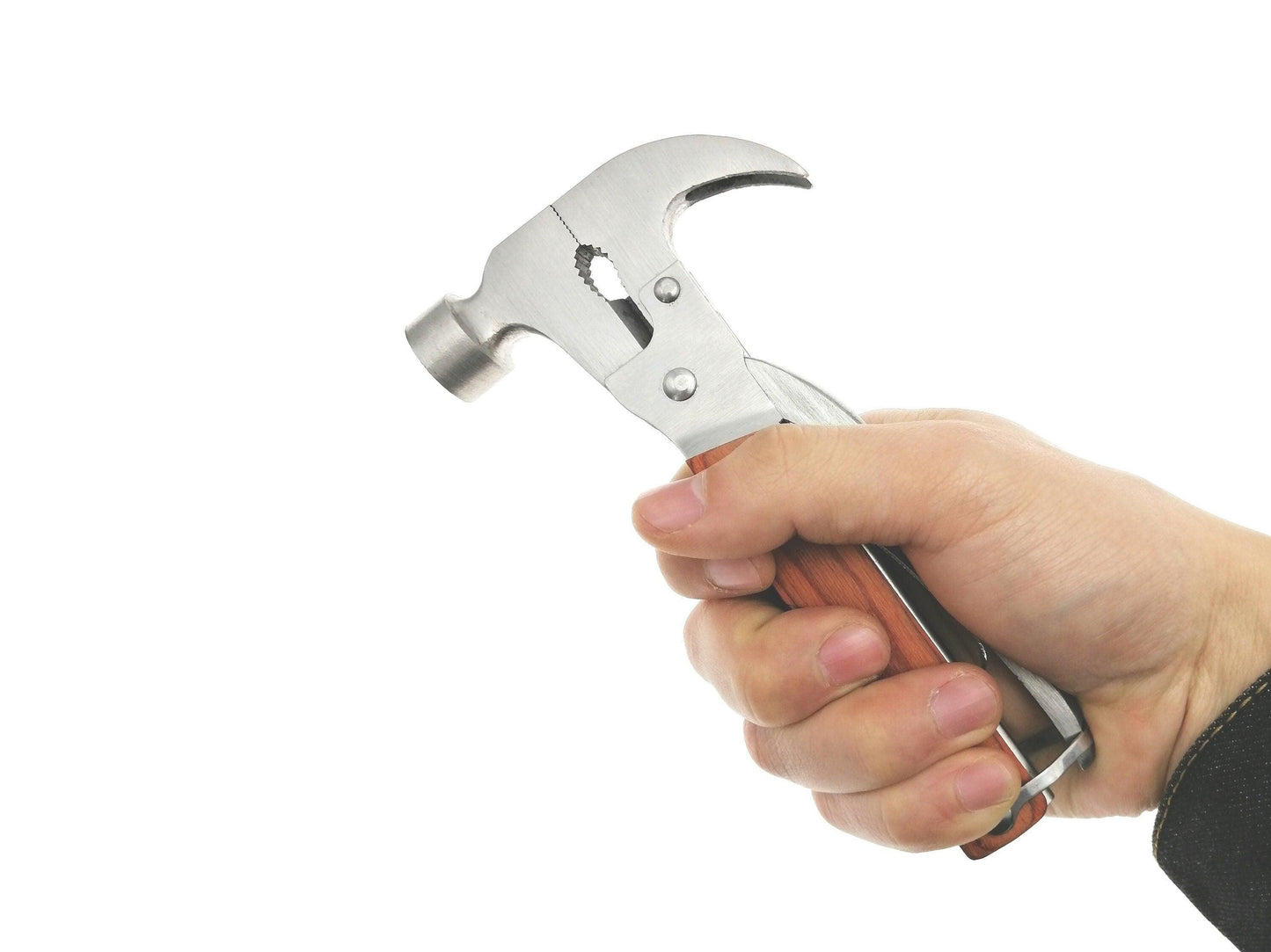 Multi Tool Hammer with Pouch | Multifunctional Tool with 9 Functions | Camping Tool, Survival Tool