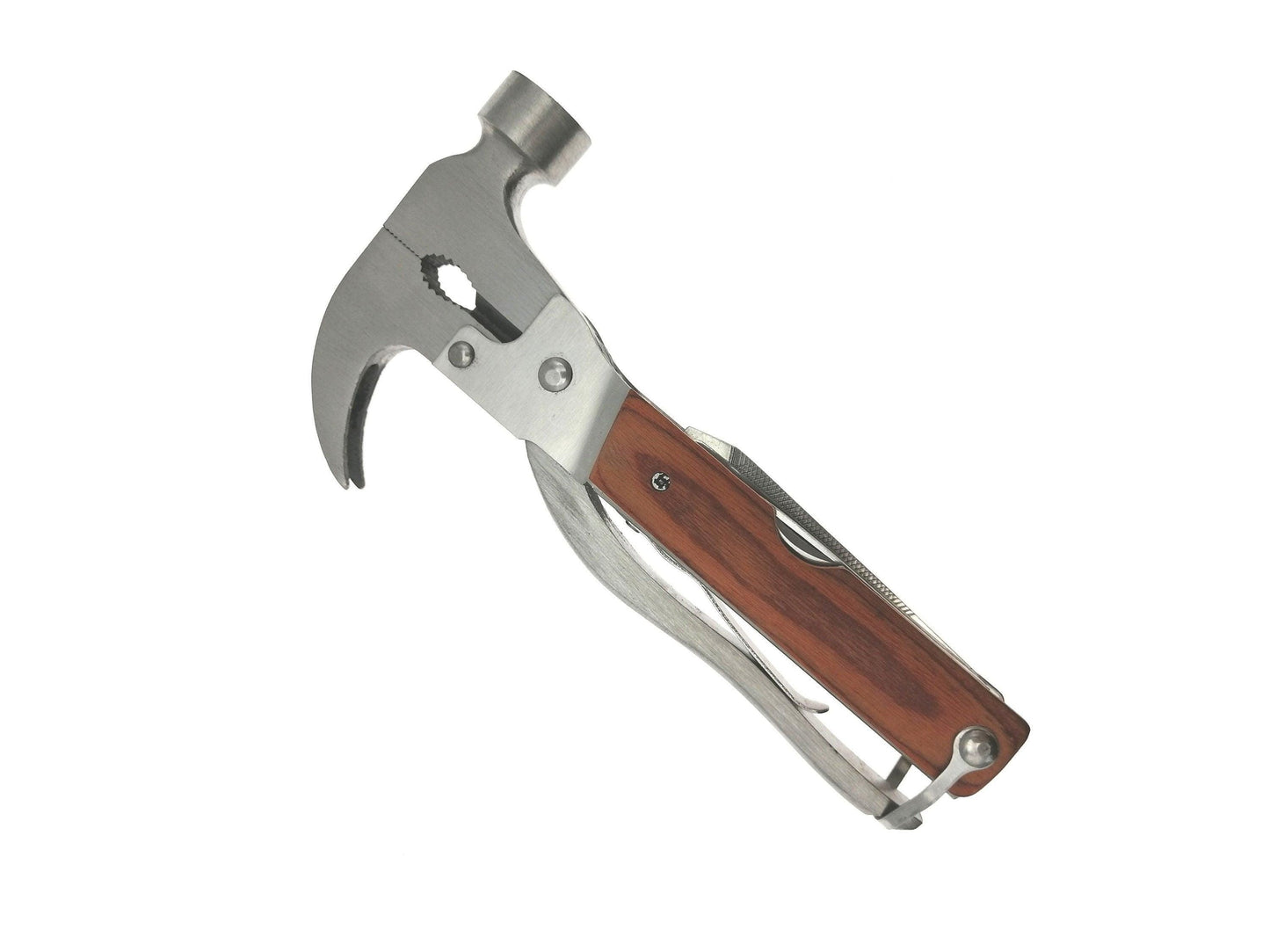 Multi Tool Hammer with Pouch | Multifunctional Tool with 9 Functions | Camping Tool, Survival Tool