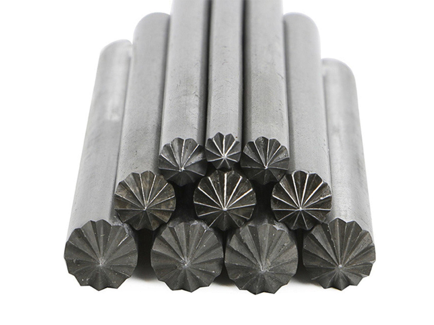 8 Piece Set Star Pattern Leather Craft Punching Tools | Snap Rivet Punch Setter