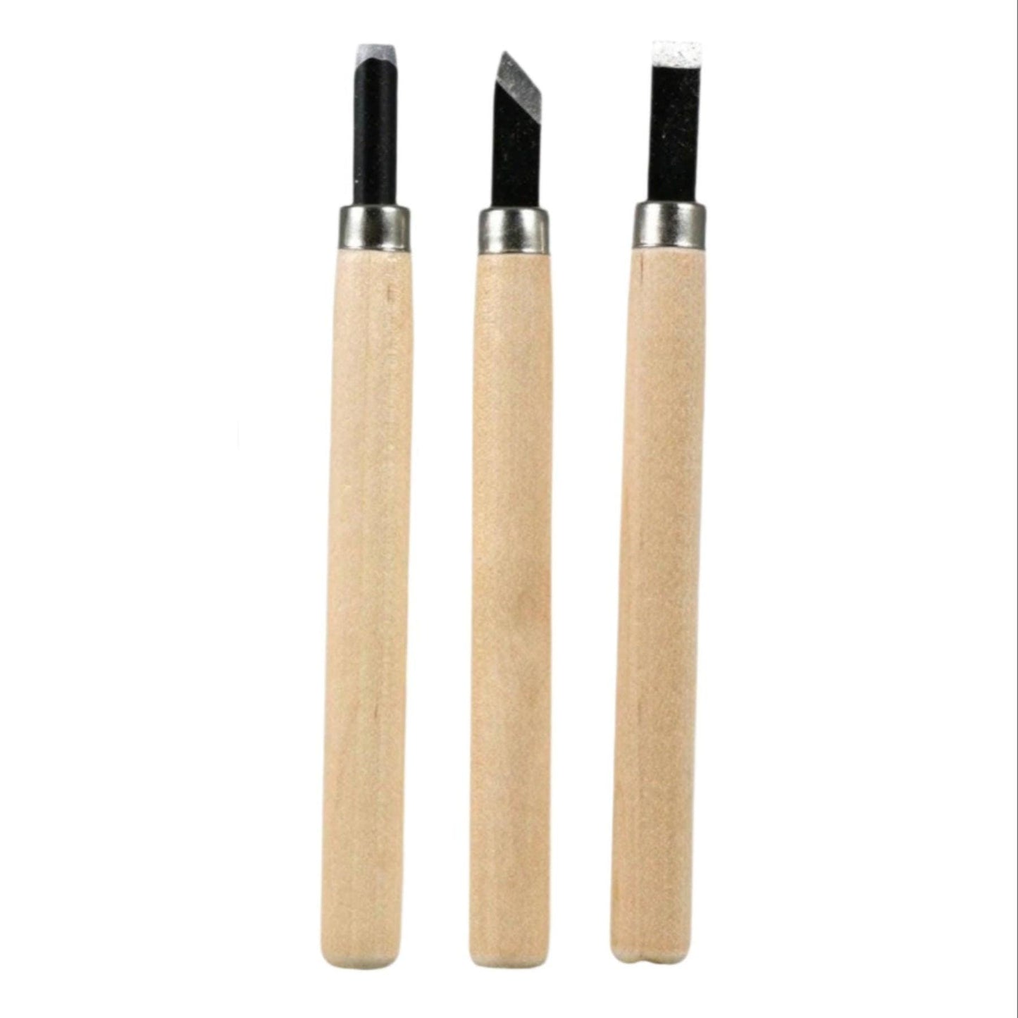 3 Pcs Steel Wood Carving Set | Ultra Light Weight / Durable Student Carving Set