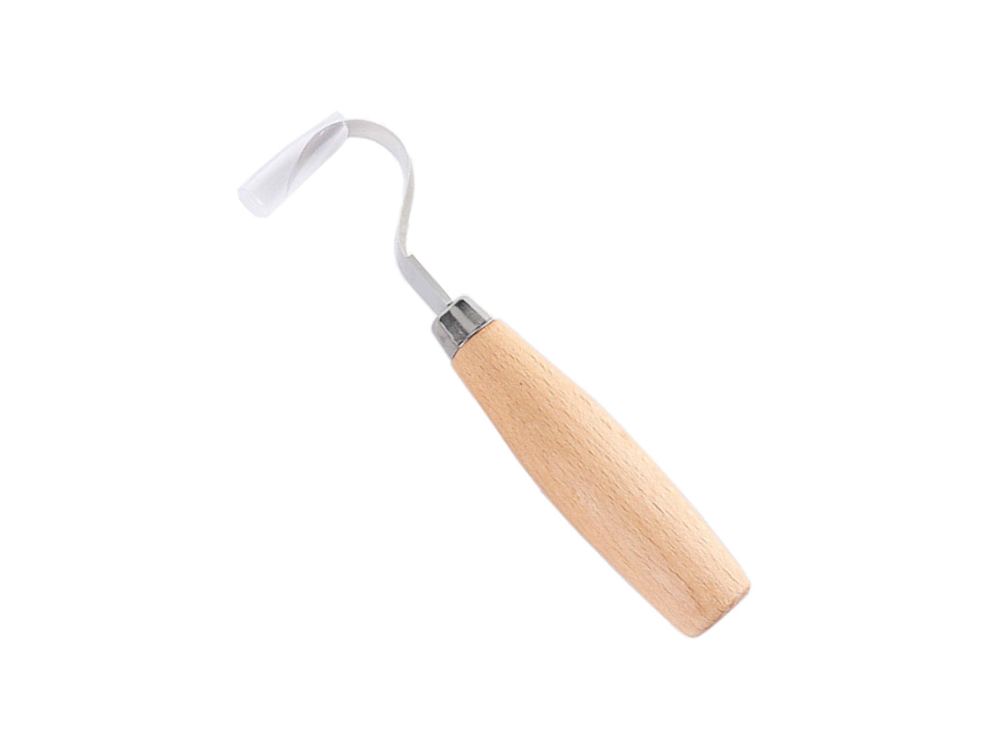 2 Pcs Stainless Steel Wood Carving Set | Durable Curved Hook Knife & Straight Whittling Knife