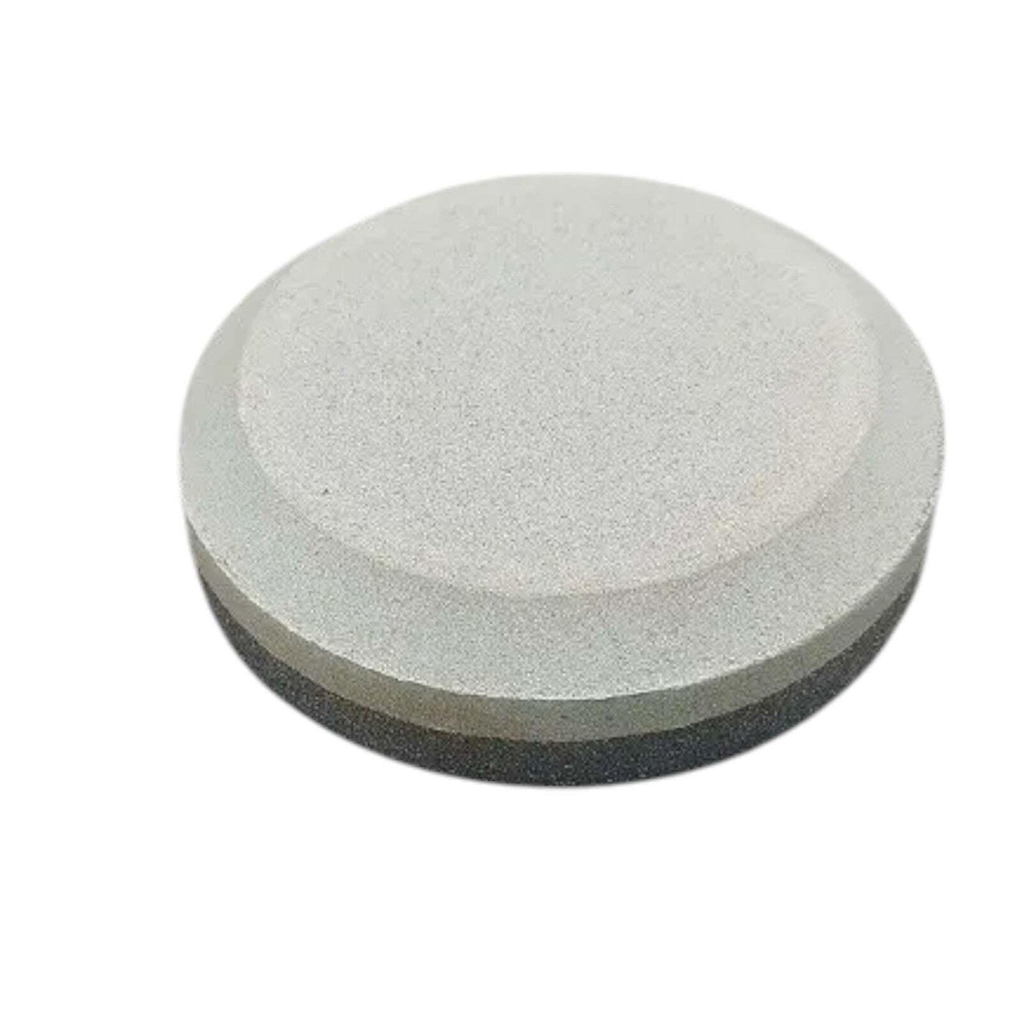 2 Side) 320/600 Grit Round Sharpening Stone Axe Edge Sharpener Puck Hand Tool O