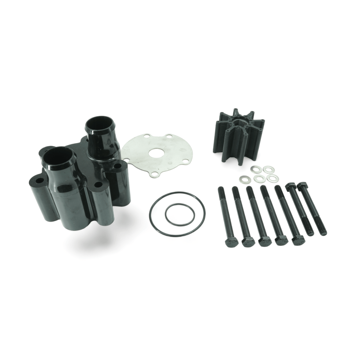 Water Pump Housing & Impeller Repair Kit Fits Mercruiser V8, Mercury Bravo 1, 2, 3 - Replaces OEM Part Numbers 46-807151A14, 807151A7 Water Pump Repair Kit