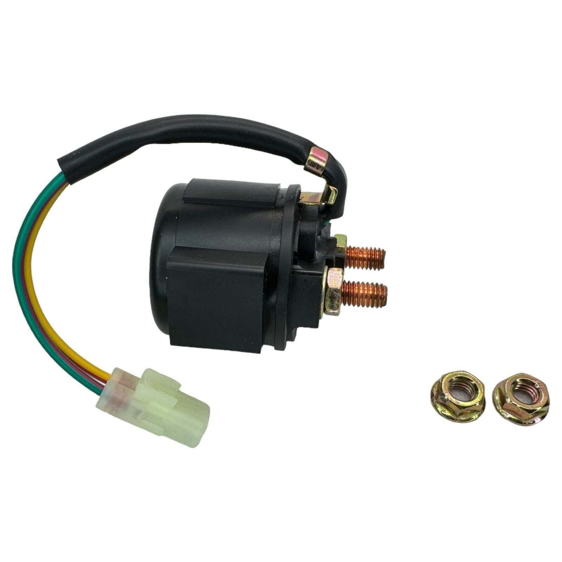 Starter Relay Solenoid for Fits HondaRancher 350 400 450 500 Foreman ATV Models 2000-2006 Compatible with OEM Part Numbers 35850-HM7-000 Starter Relay