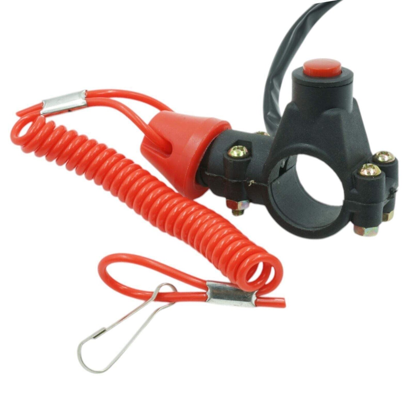 Universal Kill Switch Tether Cable [7/8 Bar] Fits Yamaha Honda Fits Kawasaki Suz