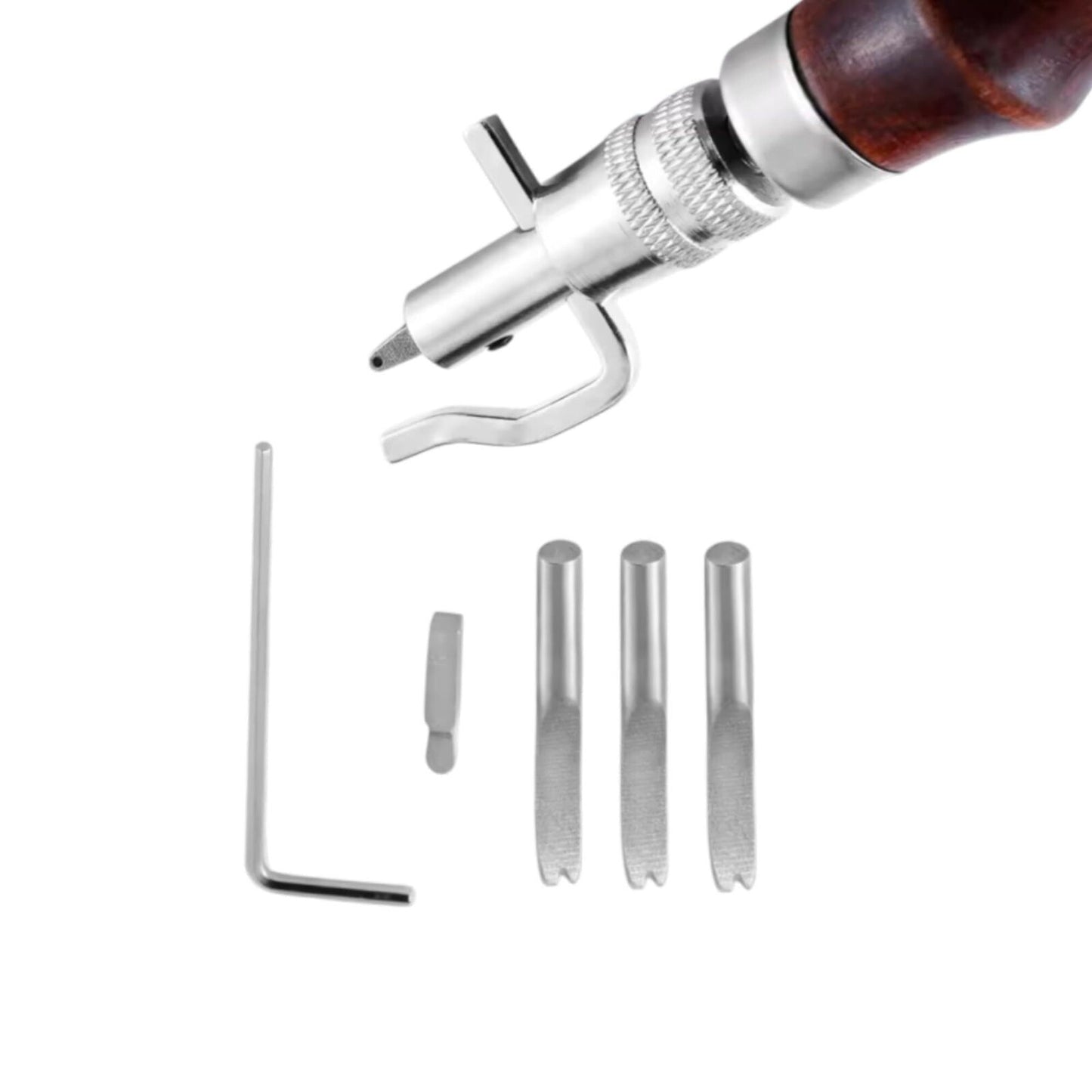 [2-Pack] Multi-Function Leather Hand Craft Tools Kit Adjustable Skiving Leather