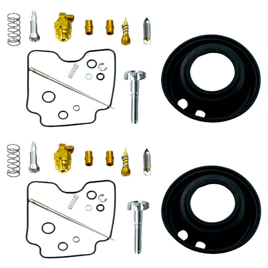(2-Side)Dual Carb Kit w/ Diaphragm YFM 660R Raptor, 5LP-1490J Fits YFM660 Grizzl