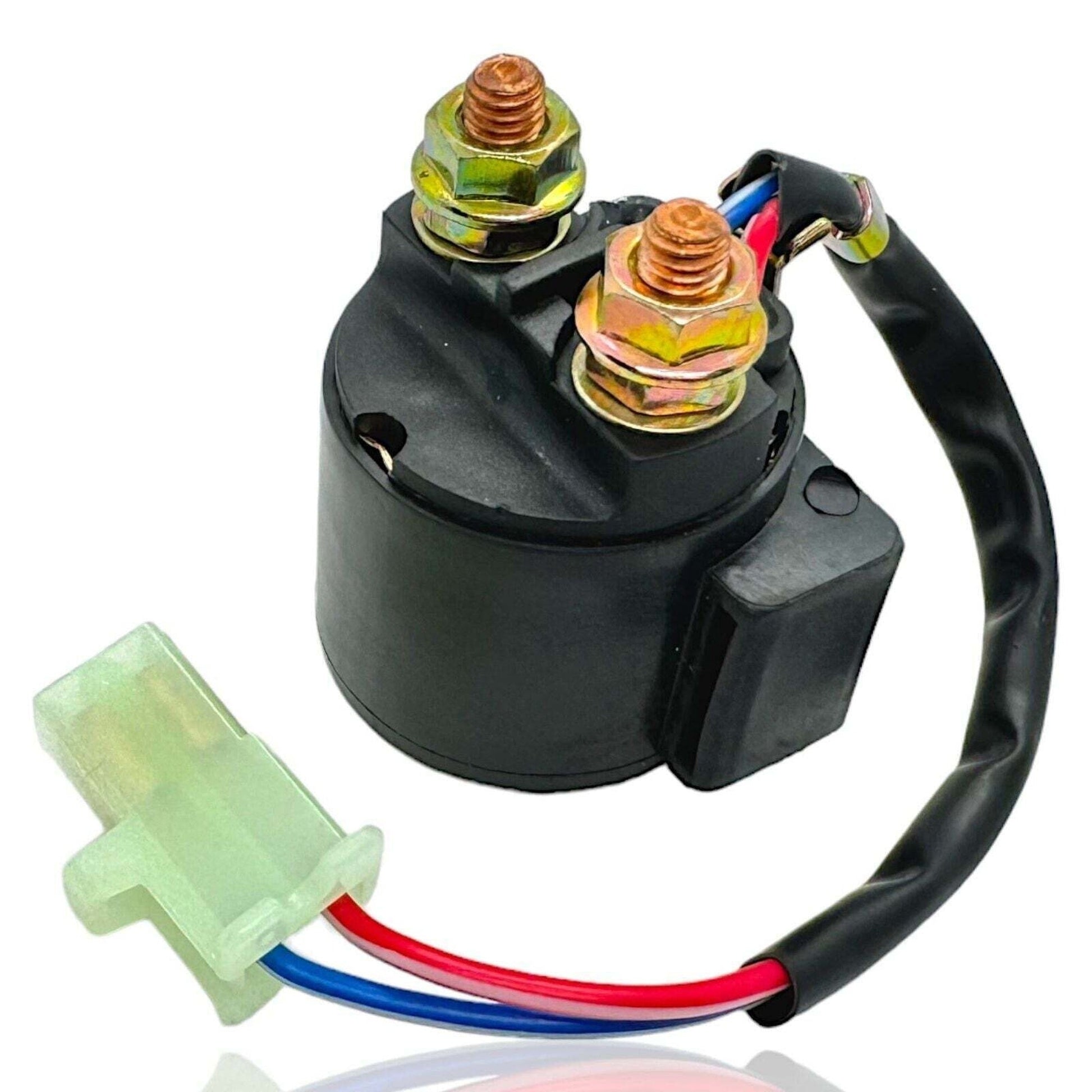 Starter Relay Fits Yamaha Raptor 50 80 Badger 80 Grizzly 125 ATV OEM Replacement Compatible with Multiple Models 90s-2000s Starter Relay