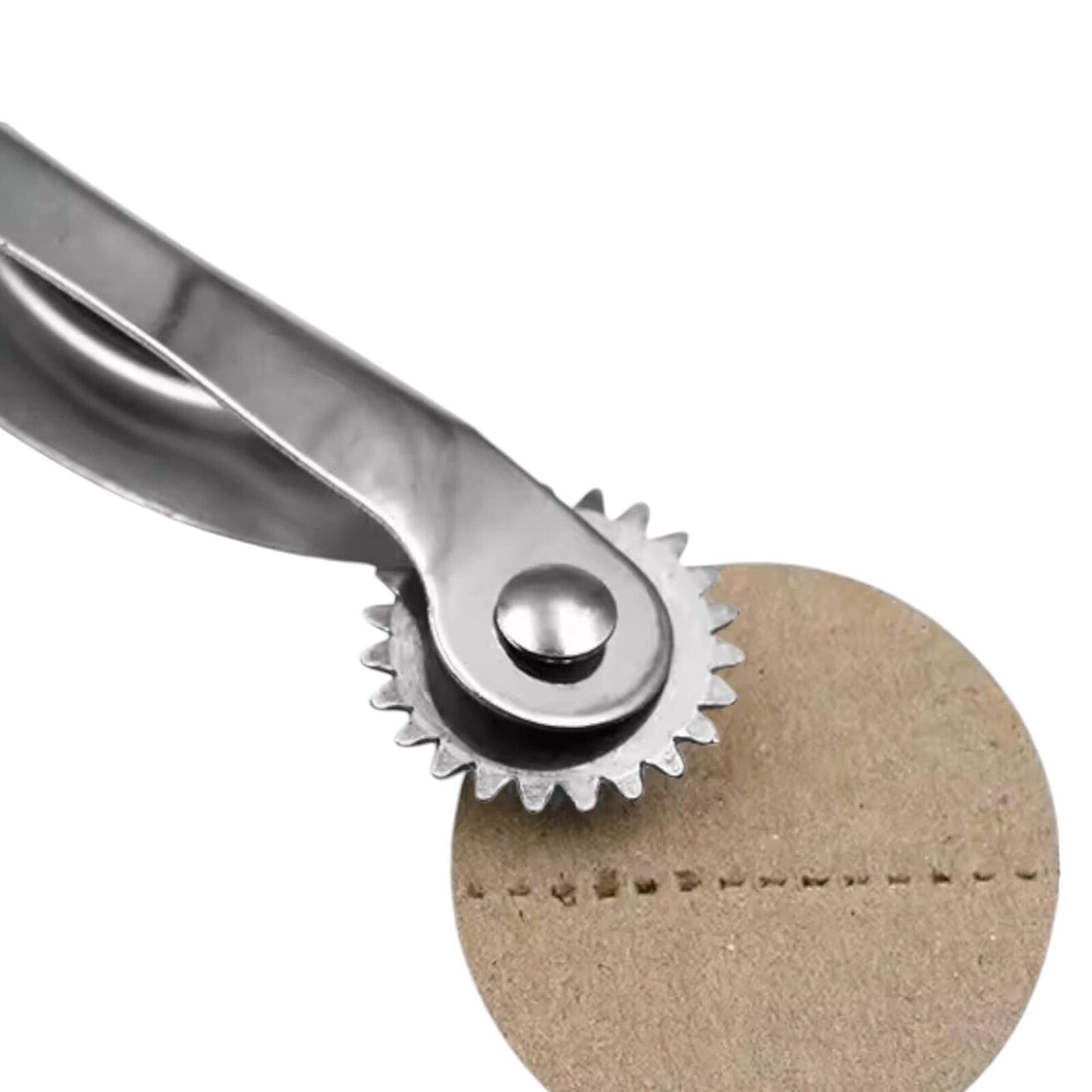 Serrated Tracing Wheel Set, 2 Pieces, Wooden and Composite Handles, 5.91 and 6.8