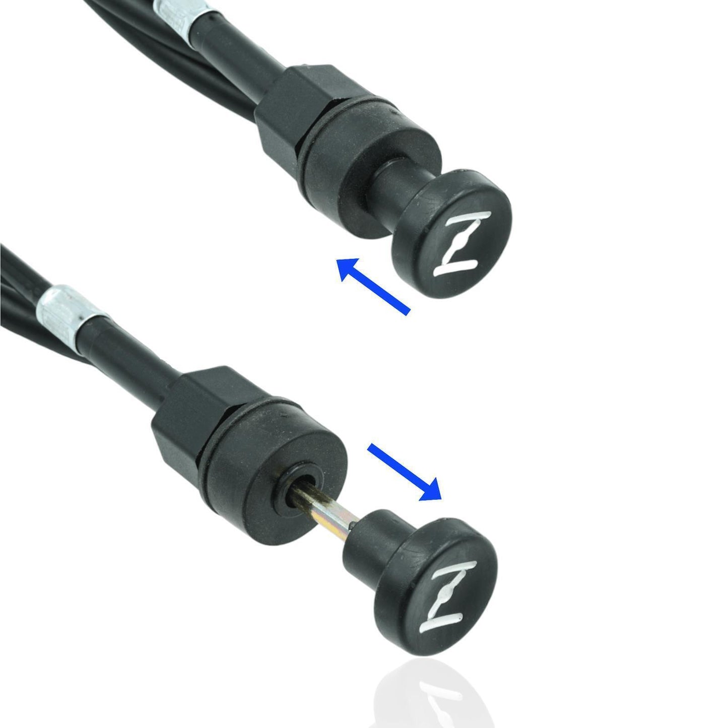Fits ATVs Dirt Bikes Universal Choke Cable 96" [11mm Thread] Generic Replacement