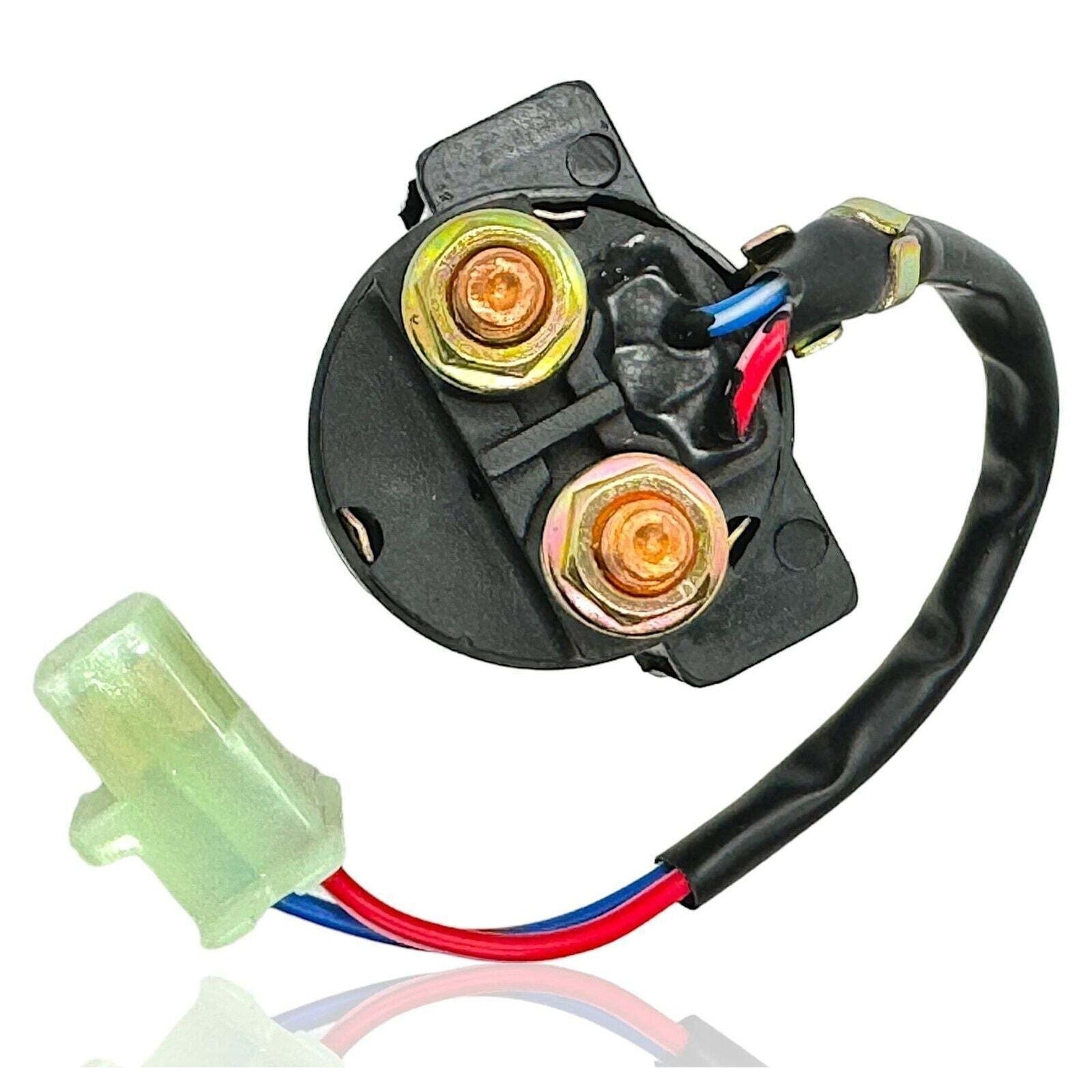 2pc Starter Relay Solenoid for Yamaha YFM350 YFM400 YFM600 Warrior 350X Wolverine Big Bear Kodiak Grizzly ATV Models Replacement 2-Pack Relay Solenoid