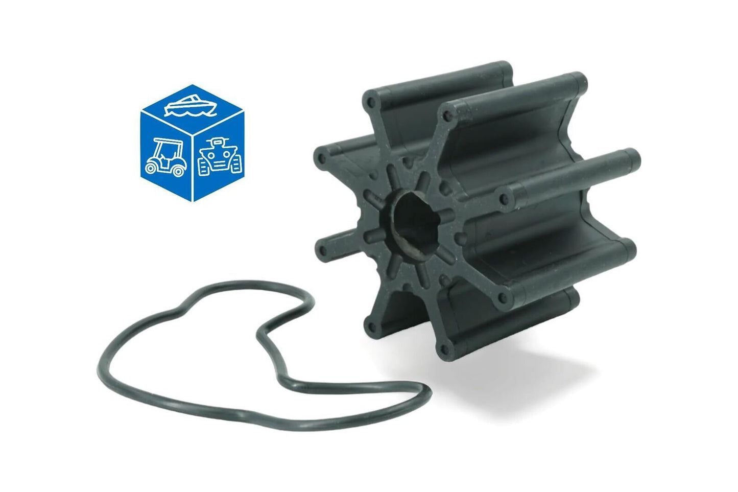Replacement Impeller and O-Ring Kit [47-8M0104229 18-30161 89700 47-8662232A2] F
