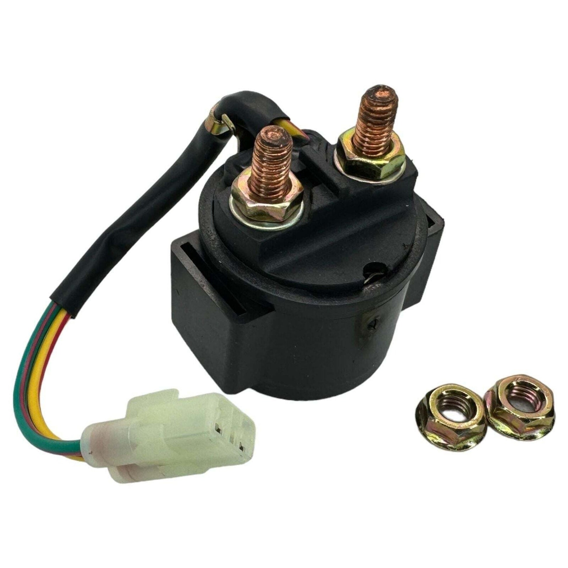 Starter Relay Solenoid Fits Honda Rancher 350 400 450 Foreman ATV Models 2000-2015 OEM Replacement Compatible Part Numbers Relay Solenoid