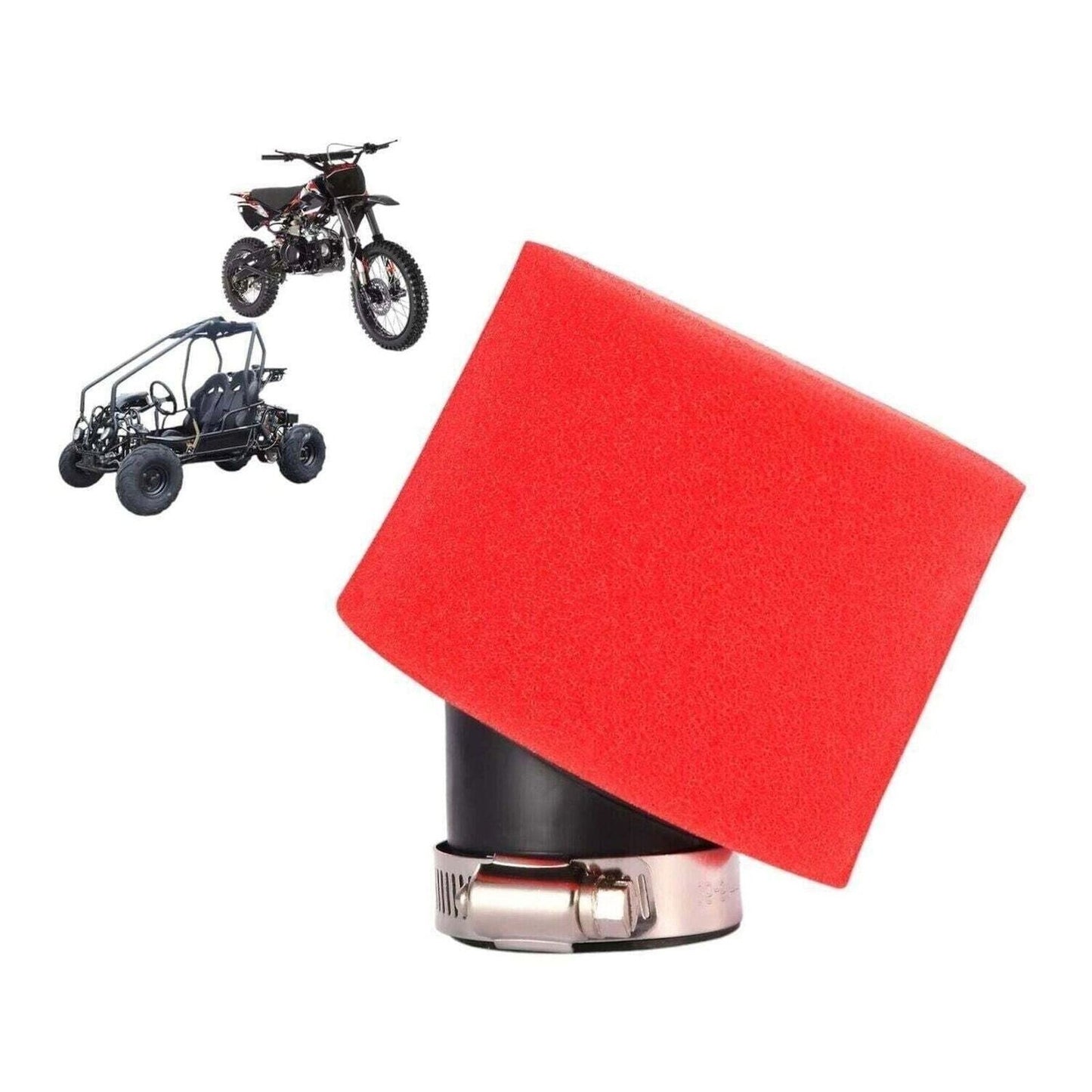 36mm-40mm Double-Wall Bent Foam Air Filter for GY6 50cc-400cc Small Engine