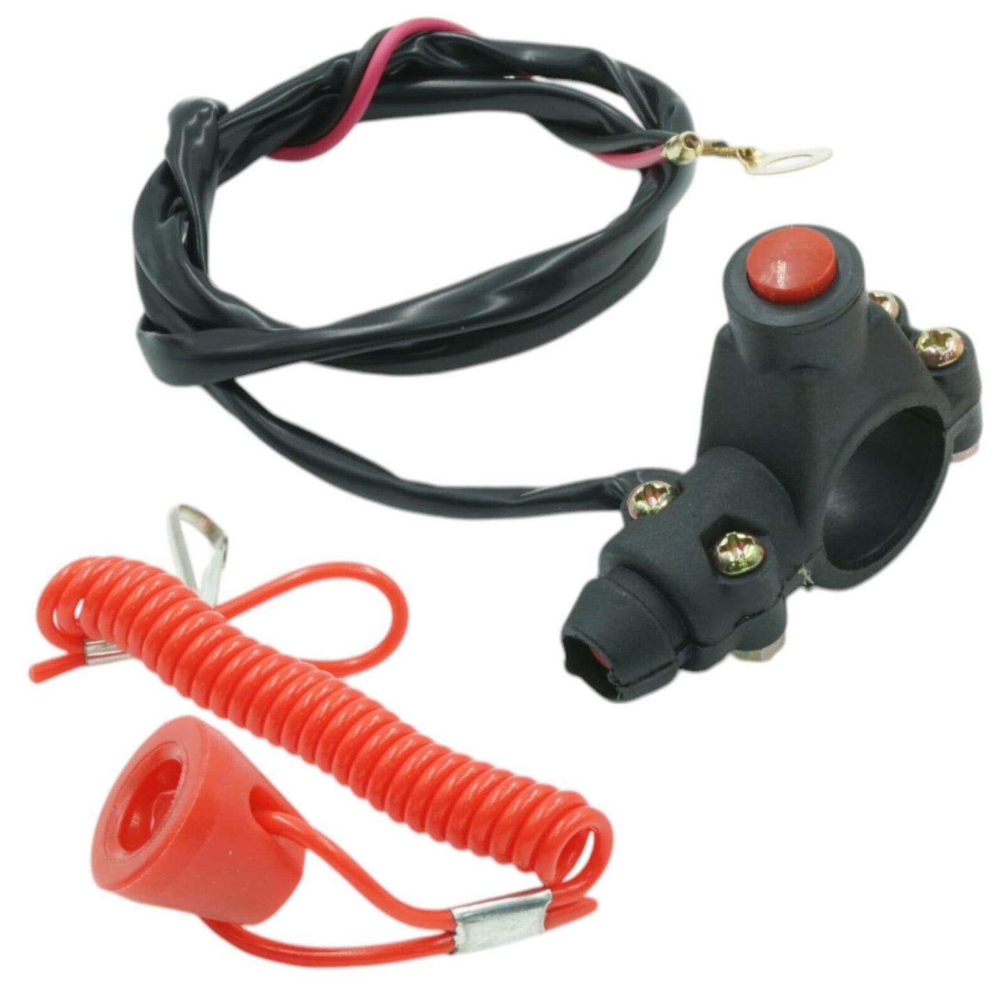 Kill Stop Switch for Motorcycle Boat Outboard Engine Motor, 22mm 7/8 inch, with