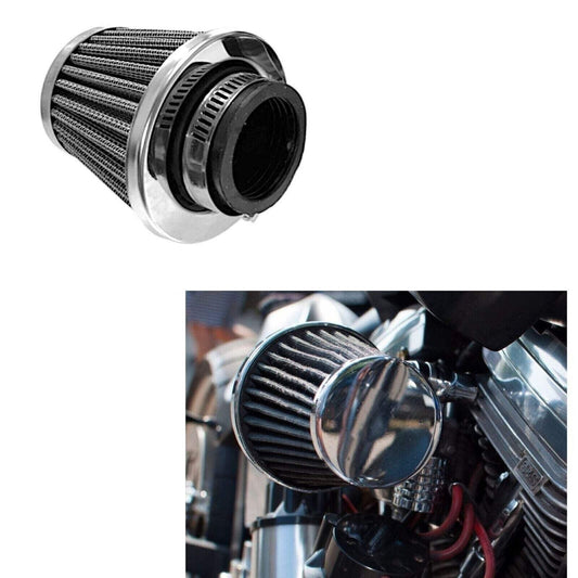 High Performance 42mm Steel Mesh Air Filter Fits ATVs Dirt Bikes Motorcycles Gen