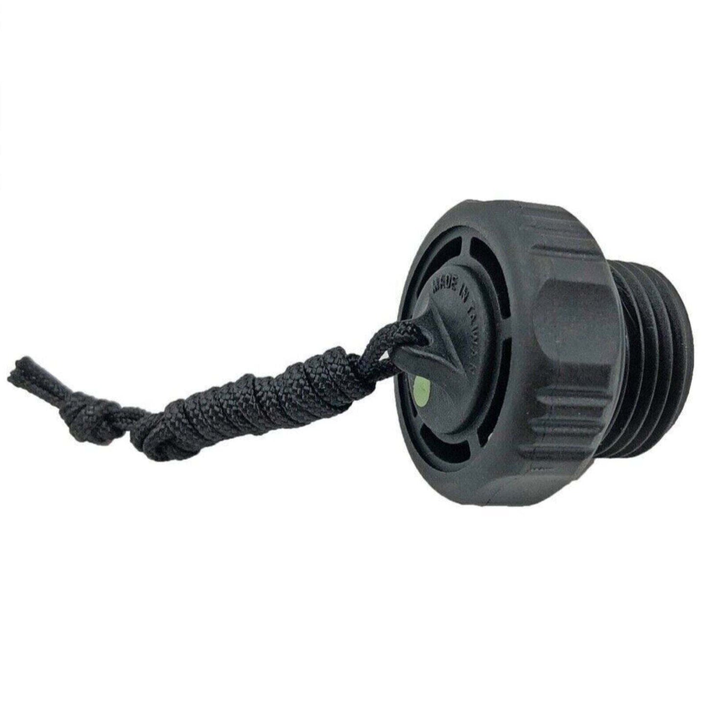 Threaded Scuba Tank/Diving Regulator Stage Dust Cap with Attachment String DIN