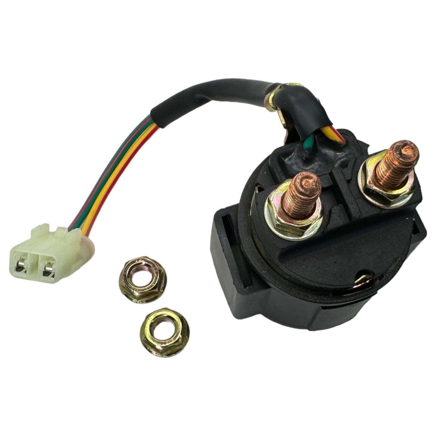 Starter Relay Solenoid for Fits HondaRancher 350 400 Foreman 400 450 500 Rubicon Rincon Pioneer OEM Part Numbers 35850-HM7-000 etc. Starter Relay