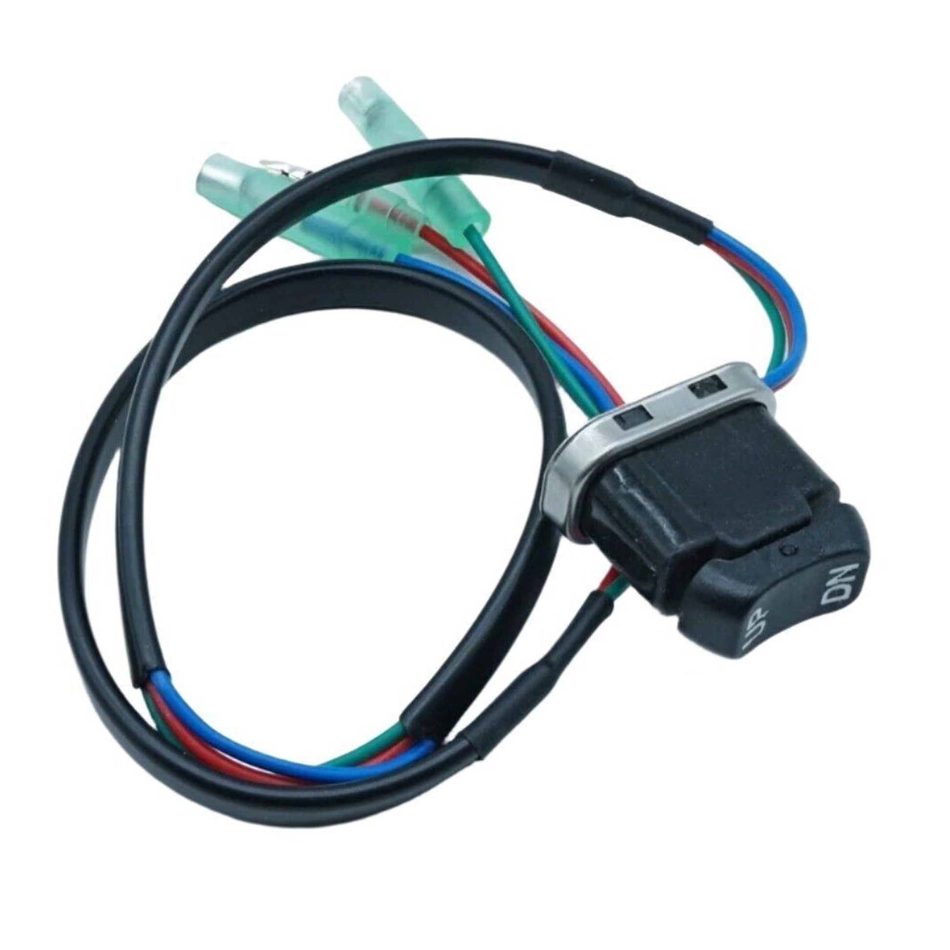 Universal 3-Wire Trim Tilt Switch for Yamaha Mercury Honda Suzuki Outboards 12V Replacement Up Down Press Switch Fits OEM Models Trim/Tilt Switch