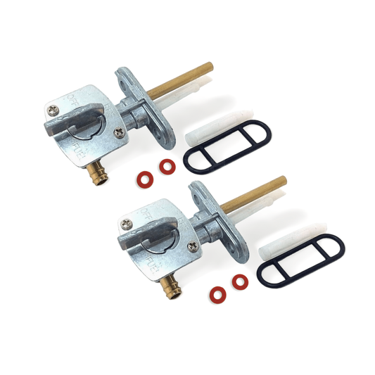[Fits Kawasaki Bayou 300 1985-2004] Replacement Petcock Assembly 2-Pack Replacem