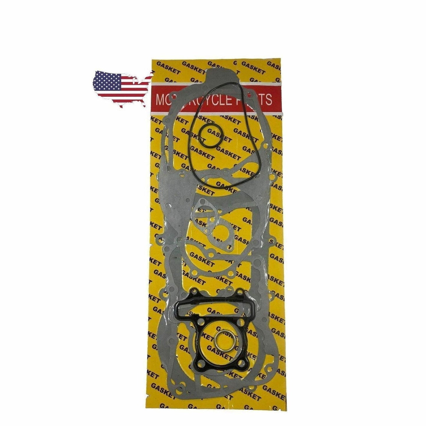 Complete Long Case Gasket Set Compatible with GY6 150cc Engine Rebuild Kit Compa