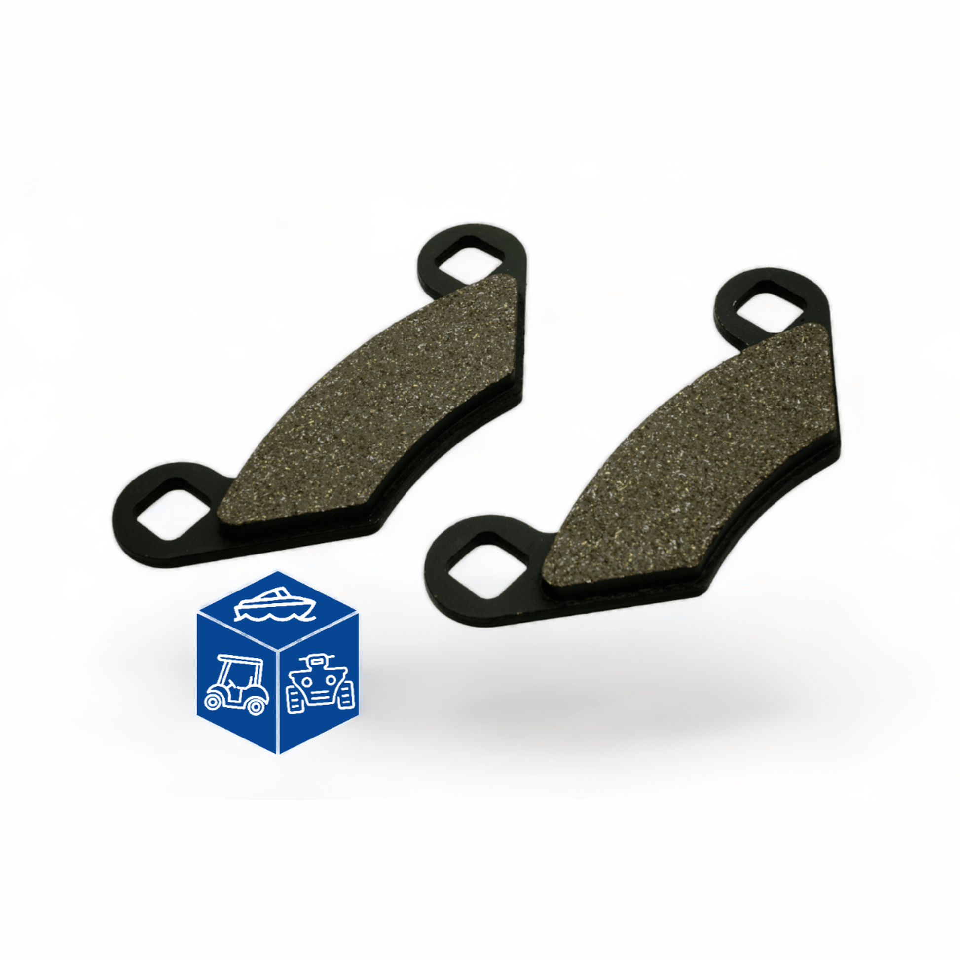 Front Brake Pads for Polaris Sportsman 850 2009-2014 - Semi-Metallic, OEM Replacement, Fits Models with Front Calipers, 1 Set Brake Pads