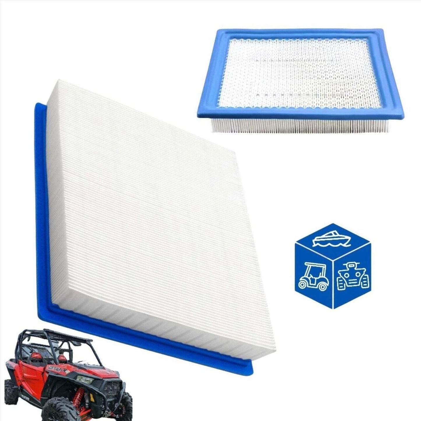 [7081622 7081889] High-Performance Replacement Air Filter Fits Polaris RZR XP Mo