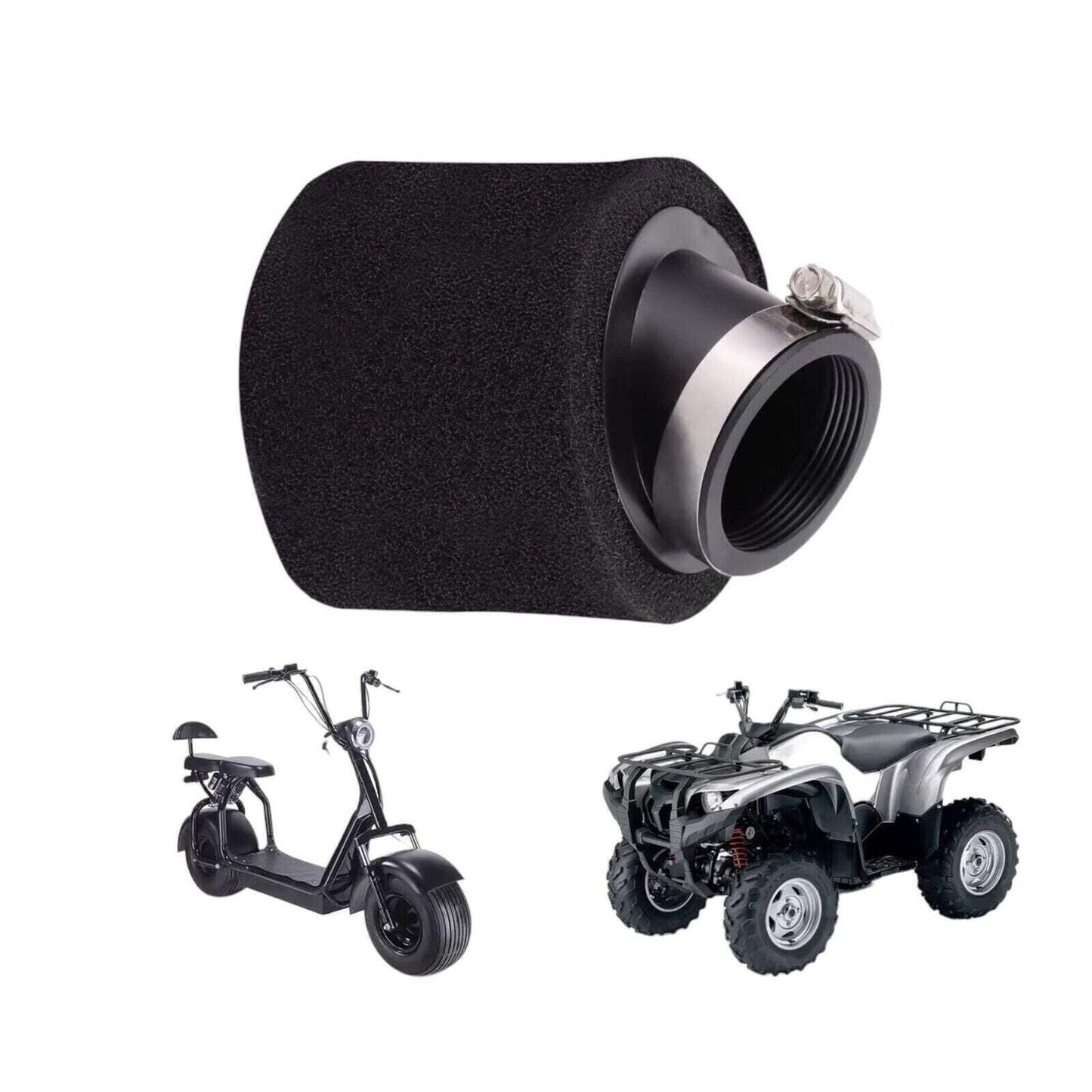 Generic Replacement 38mm Angled Bent Air Filter Fits Suzuki Yamaha Honda Kawasak